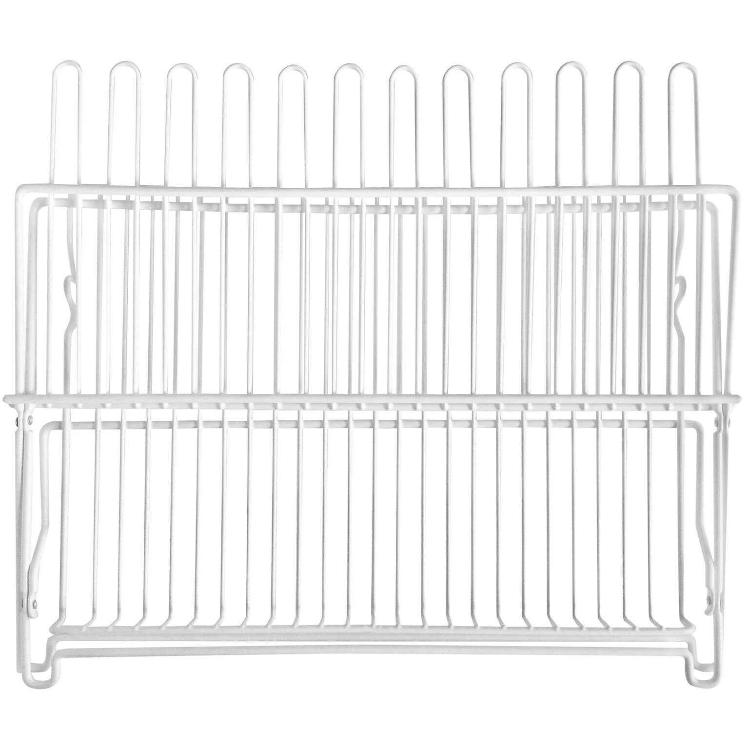 Better Houseware  Coated-Steel Folding Dish Rack , White (1489/W)