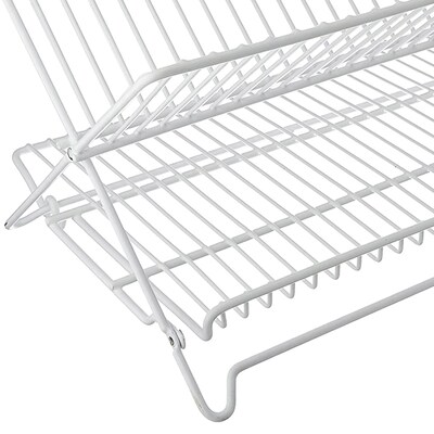 Metallic Folding Dish Rack