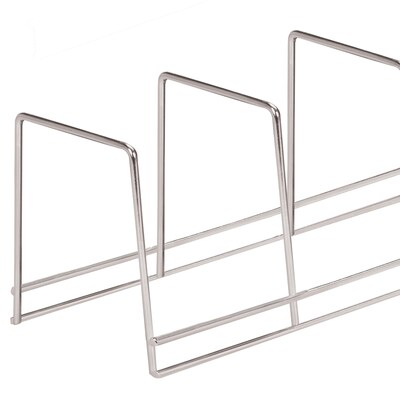 Better Houseware Chrome 4-Section Plate Rack, Silver (1494/4)