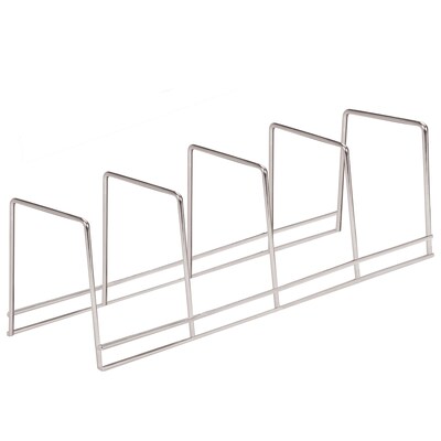 Better Houseware Chrome 4-Section Plate Rack, Silver (1494/4)