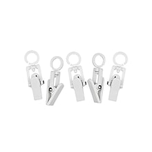 Better Houseware Plastic Clever Clips, 5 Pack, White (1560/C)
