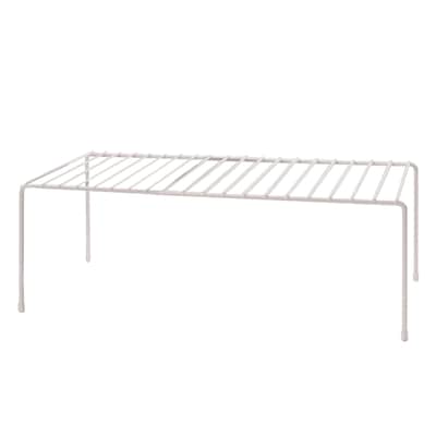 Better Houseware Coated-Steel Large Storage Shelf, White (180)