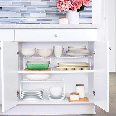 Better Houseware Coated-Steel Large Storage Shelf, White (180)