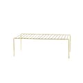 Better Houseware Brass Small Storage Shelf, Gold (185/B)