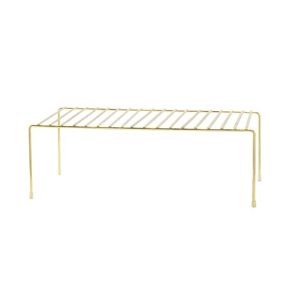 Better Houseware Brass Medium Storage Shelf, Gold (186/B)