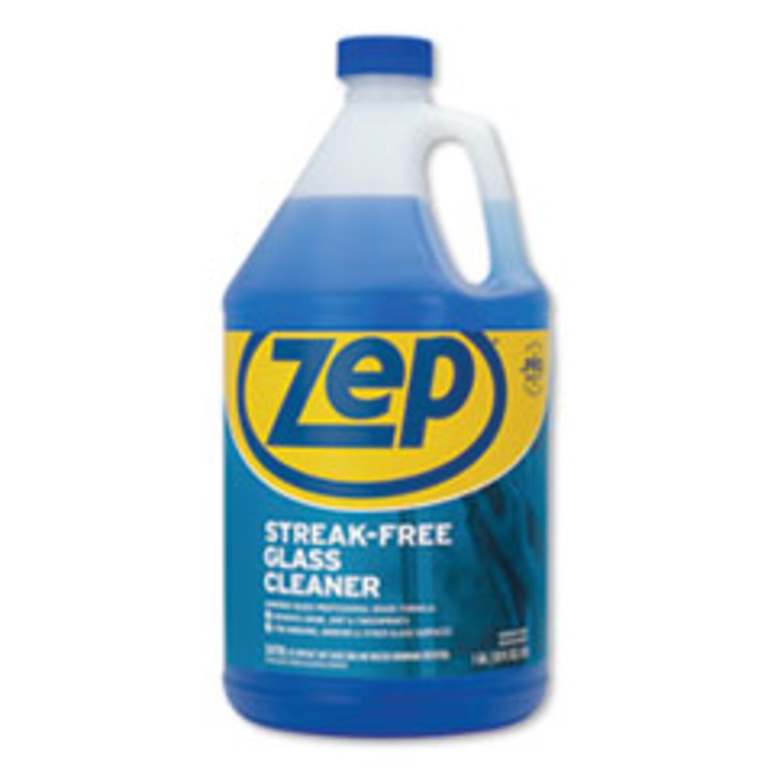 Zep Streak-Free Glass Cleaner, Pleasant Scent, 1 gal Bottle (ZPEZU1120128EA)