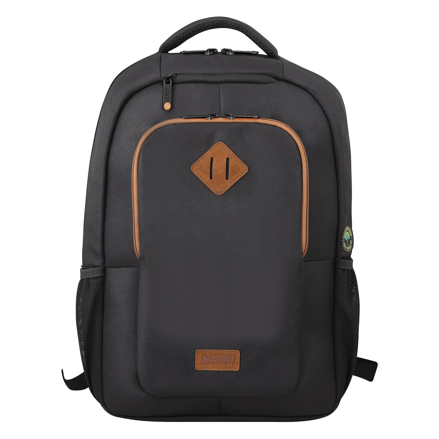 Urban Factory CYCLEE Recycled Plastic 14.1-Inch Eco Laptop Backpack, Black (ECB14UF)