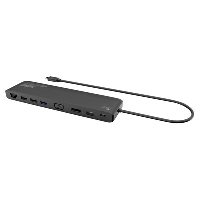 Urban Factory HUBEE mini 6-Port USB-C Multi-Display 4K Docking Station, Black (TCD45UF)