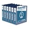 Davis Group Easyview Premium 1 1/2 3-Ring View Binders, Royal Blue, 6/Pack (8412-92-06)