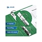 Davis Group Easyview Premium 2" 3-Ring View Binders, Green, 6/Pack (8413-04-06)