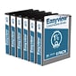 Davis Group Easyview Premium 1 1/2 3-Ring View Binders, Black, 6/Pack (8412-01-06)