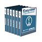 Davis Group Easyview Premium 1 3-Ring View Binders, Navy, 6/Pack (8411-72-06)