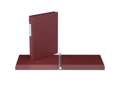 Davis Group Premium Economy 5/8" 3-Ring Non-View Binders, Burgundy, 6/Pack (2300-08-06)