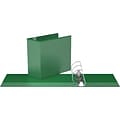 Davis Group Easyview Premium 5 3-Ring View Binders, D-Ring, Green, 4/Pack (8407-04-04)