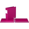 Davis Group Easyview Premium 2 3-Ring View Binders, Pink, 6/Pack (8413-43-06)
