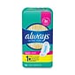Always® Ultra Thin Pads with Wings, Regular, 36/Pack