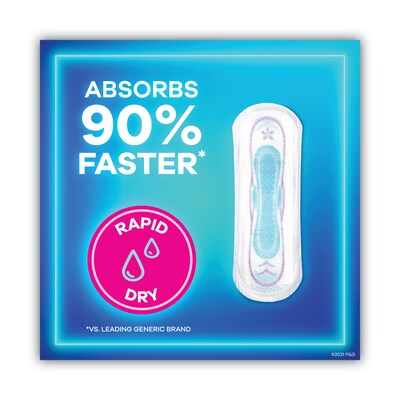 Always® Ultra Thin Pads, Super Long 10 Hour, 40/Pack
