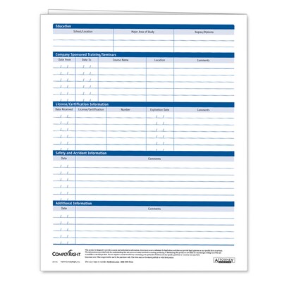 ComplyRight™ Confidential Employee Records Folder, Expanded, Pack of 25 (A0175)