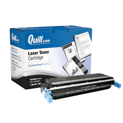 Quill Brand® Remanufactured Black Standard Yield Laser Toner Cartridge Replacement for HP 645A (C973
