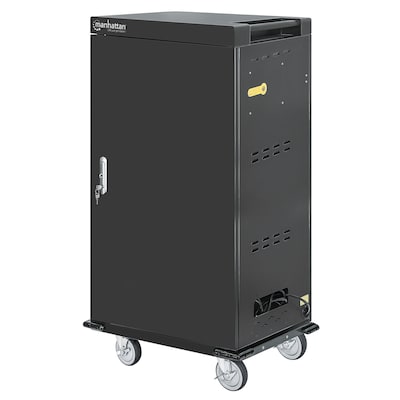 Manhattan UVC Charging Cart with 48 USB-A Ports and 48 AC Outlets, (180320)