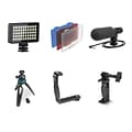 Bower Smart Photo Vlogger Kit with LED, Microphone & Remote (WA-VLEKIT2)