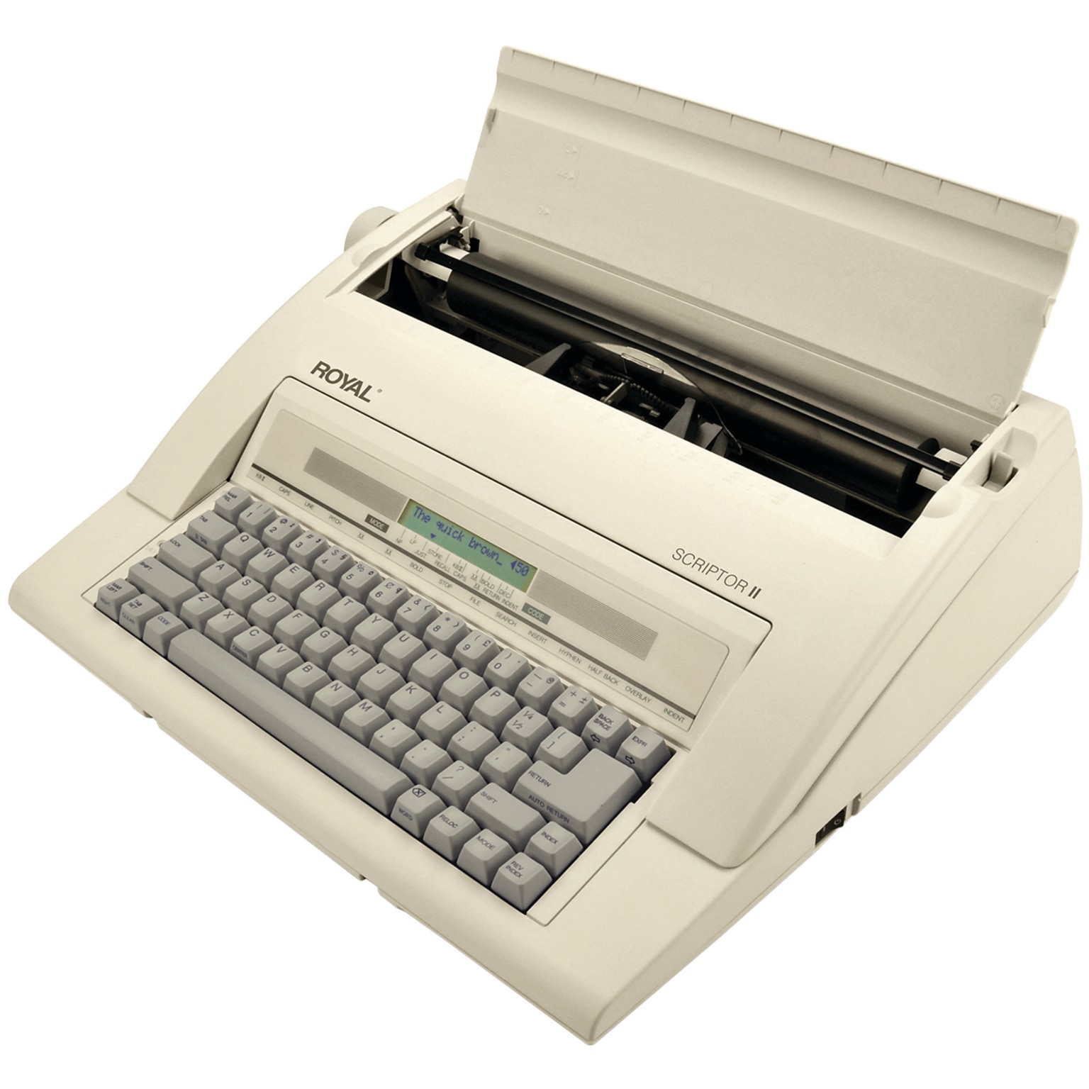 Royal Scriptor II Typewriter, White (69147T)