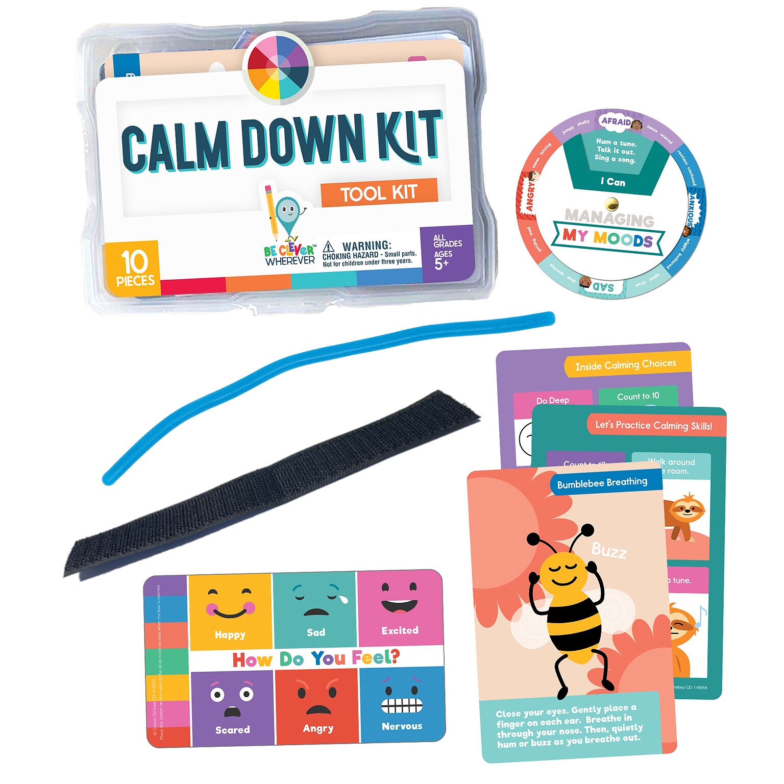 Carson Dellosa Calm Down Kit, 10 pieces