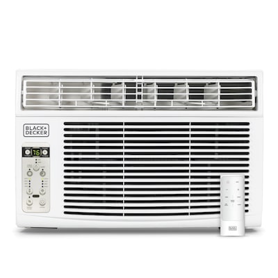 Black & Decker 8000 BTU Window Air Conditioner with Remote, White (WACBD08WT6)