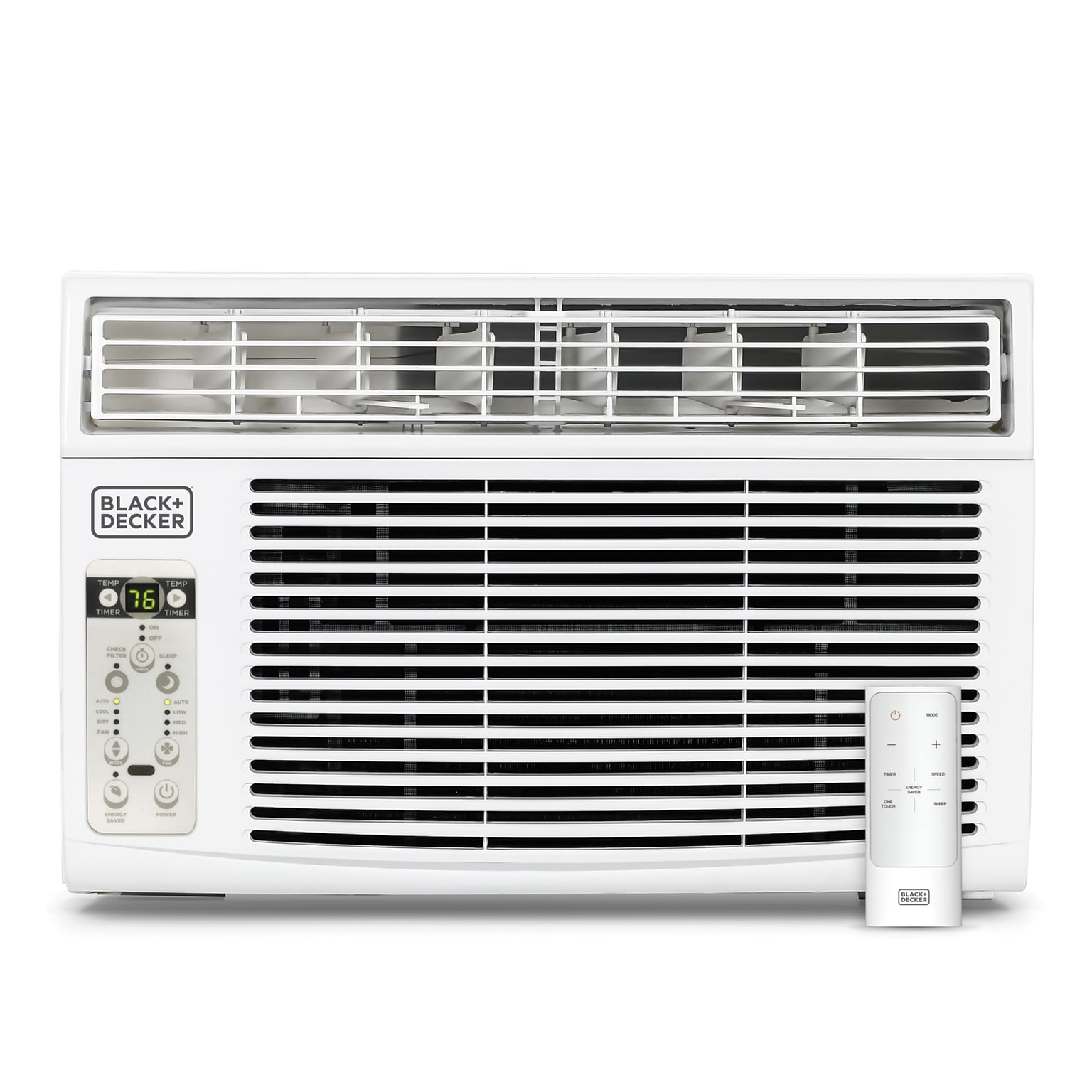 Black & Decker 8000 BTU Window Air Conditioner with Remote, White (WACBD08WT6)