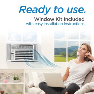 Black & Decker 12000 BTU Window Air Conditioner with Remote, White (WACBD12WT6)
