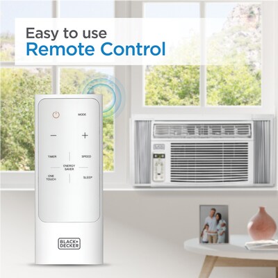 Black & Decker 14500 BTU Window Air Conditioner with Remote, White (WACBD145WT6)