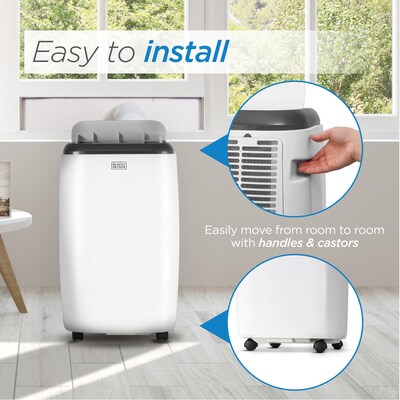 Black & Decker 8000 BTU Window Air Conditioner with Remote, White (WACBPP05WTB)