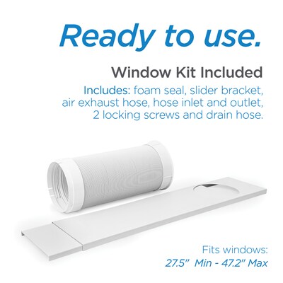 Black & Decker 10000 BTU Window Air Conditioner with Remote, White (WACBPP06WTB)