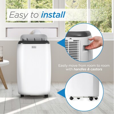 Black & Decker 8000 BTU Window Air Conditioner with Remote, White (WACBPP08HWTB)