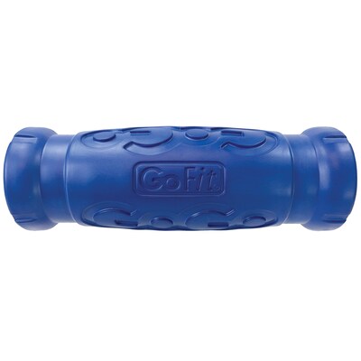 GoFit Blue Go-Size Barrel Roller with Massage Ball, 12-Inch (GF-BRL12)