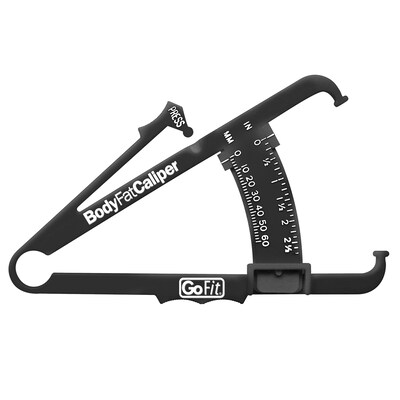 GoFit Black Body-Fat Caliper, (GF-CAL)