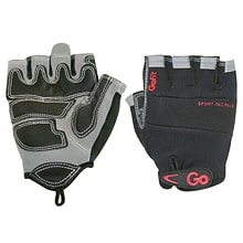 GoFit Sport-Tac Pro Mens Black Trainer Gloves, Large (GF-DTAC2-LG)