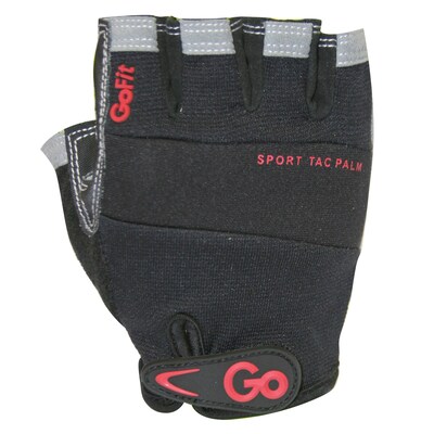 GoFit Sport-Tac Pro Men's Black Trainer Gloves, Large (GF-DTAC2-LG)