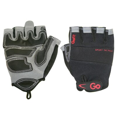GoFit Sport-Tac Pro Men's Black Trainer Gloves, Large (GF-DTAC2-LG)