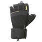 GoFit Diamond-Tac Black Wrist-Wrap Gloves, Large (GF-DTACW-LG)