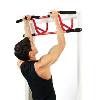 GoFit Red Elevated Chin-up Station (GF-ECS)