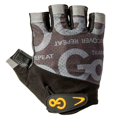 Gofit Pro Large Mens Weightlifting Gloves, Gray (GF-GTC-L)