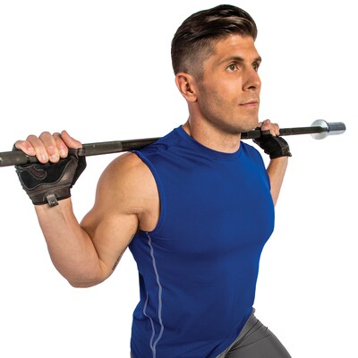 Gofit Men’s XL Weightlifting Gloves, Black (GF-MLG-XL/CAM)