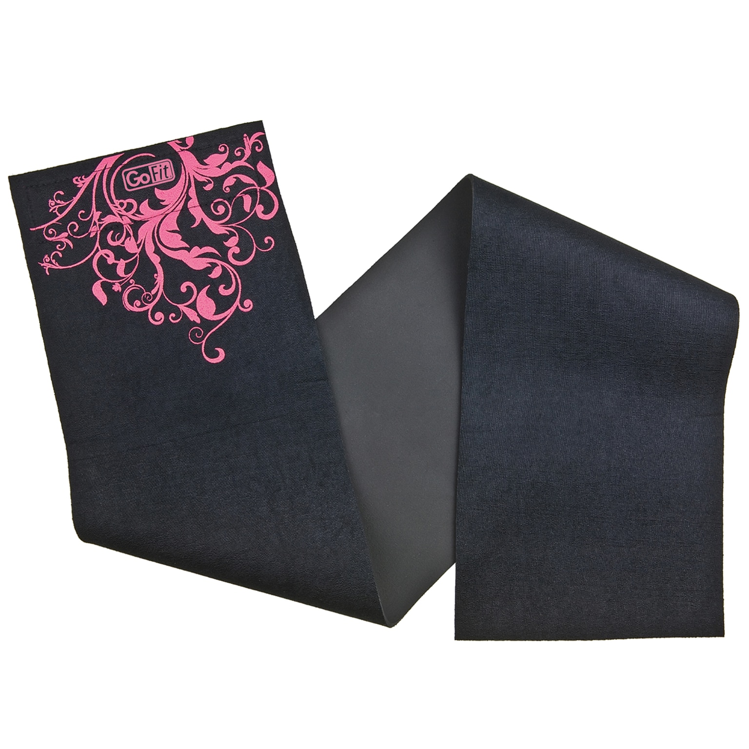 Gofit Waist Trimmer, Black/Pink (GF-PNWT-R)