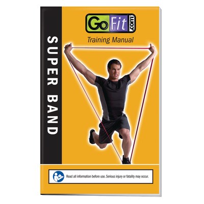 GoFit Red Super Band, 40-80 lbs. (GF-PSB1)