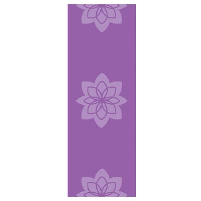 GoFit Zen Lotus Designer Yoga Mat, Purple (GF-PYM-PPL)