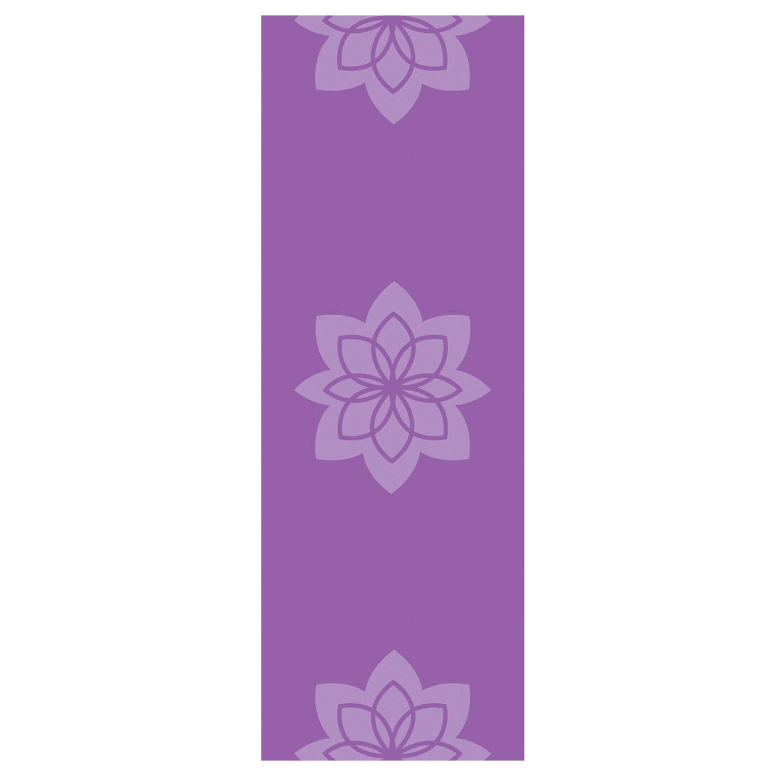 GoFit Zen Lotus Designer Yoga Mat, Purple (GF-PYM-PPL)
