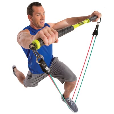 GoFit Green Resist-a-Bar Total-Body Strength-Training Tool (GF-RAB)