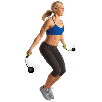 GoFit Green Ropeless Jump Rope, (GF-RJR)