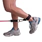 GoFit Black Ankle Strap with Carabiner for Tubes and Resistance Bands (GF-STAS)